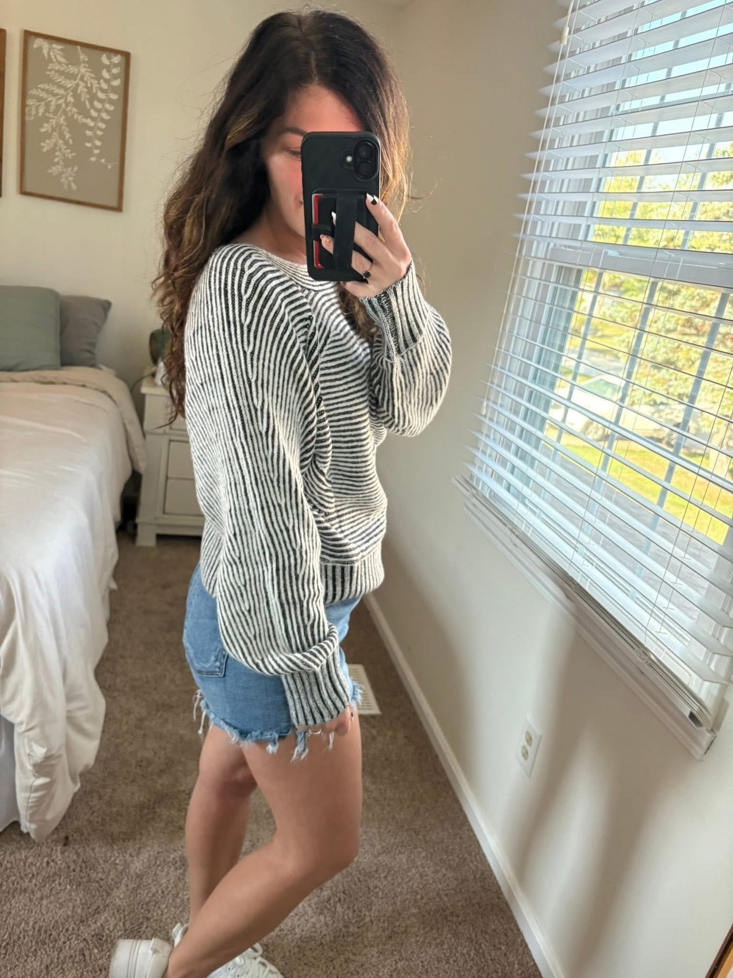 PREORDER: Weekend Stroll Striped Sweater