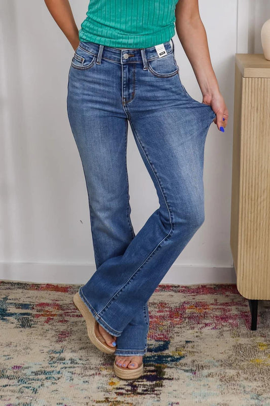 Mid Rise Vintage Bootcut Jeans