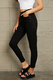 Audrey High Rise Control Top Classic Skinny Jeans in Black