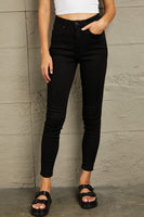 Audrey High Rise Control Top Classic Skinny Jeans in Black