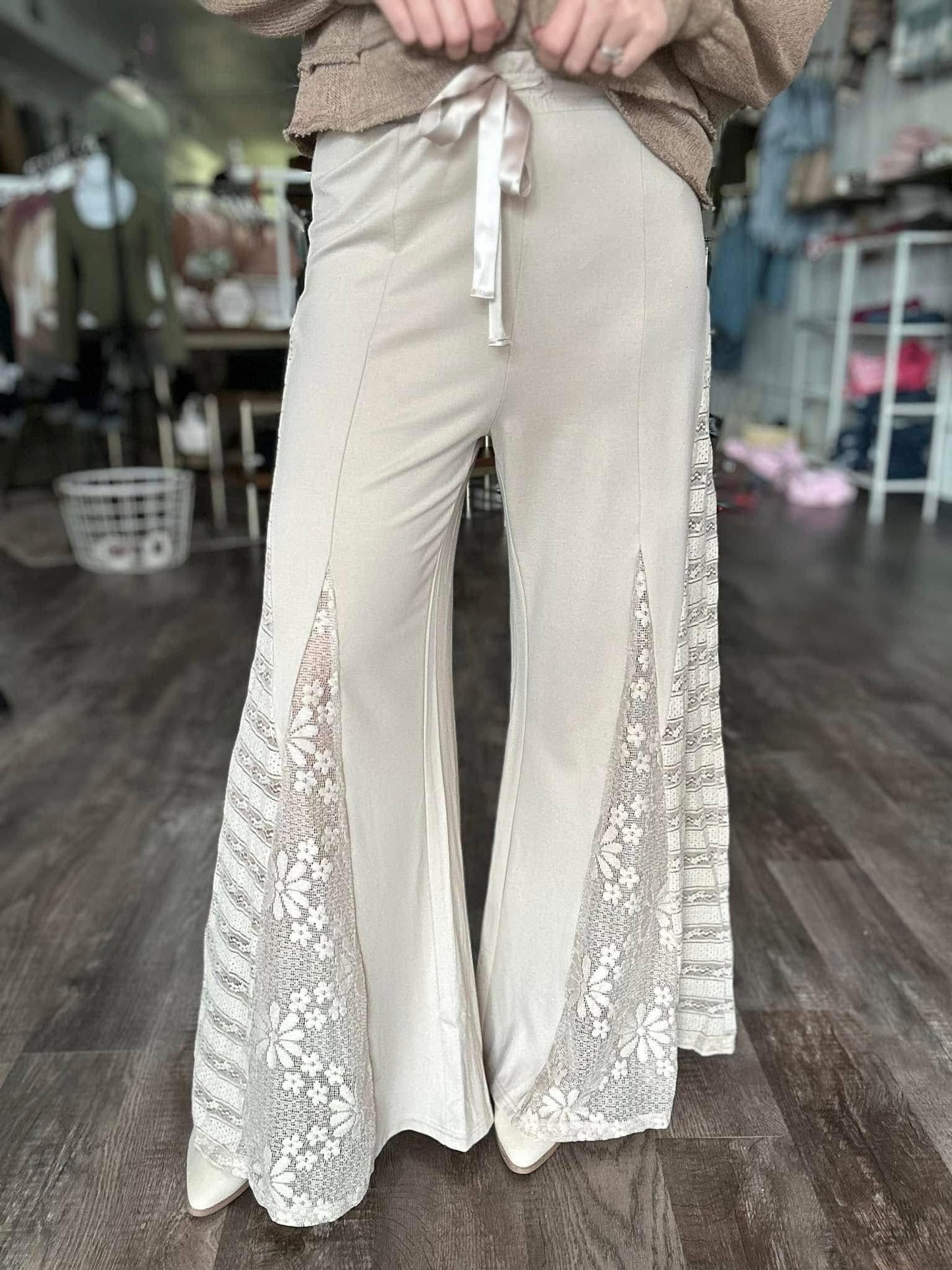 PREORDER: The Wanderer Lace Wide Leg Pants