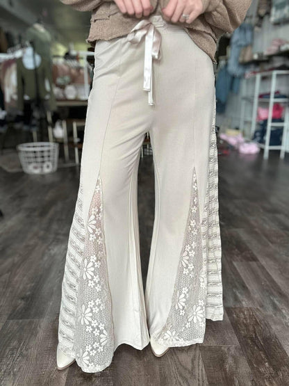 PREORDER: The Wanderer Lace Wide Leg Pants