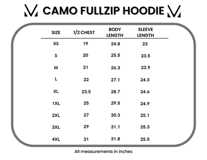 Camo Fullzip Hoodie