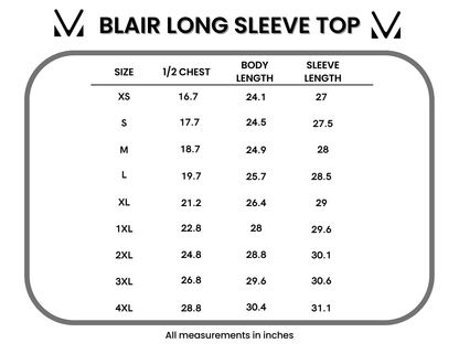 Blair Long Sleeve Top - Black and Purple Checkers