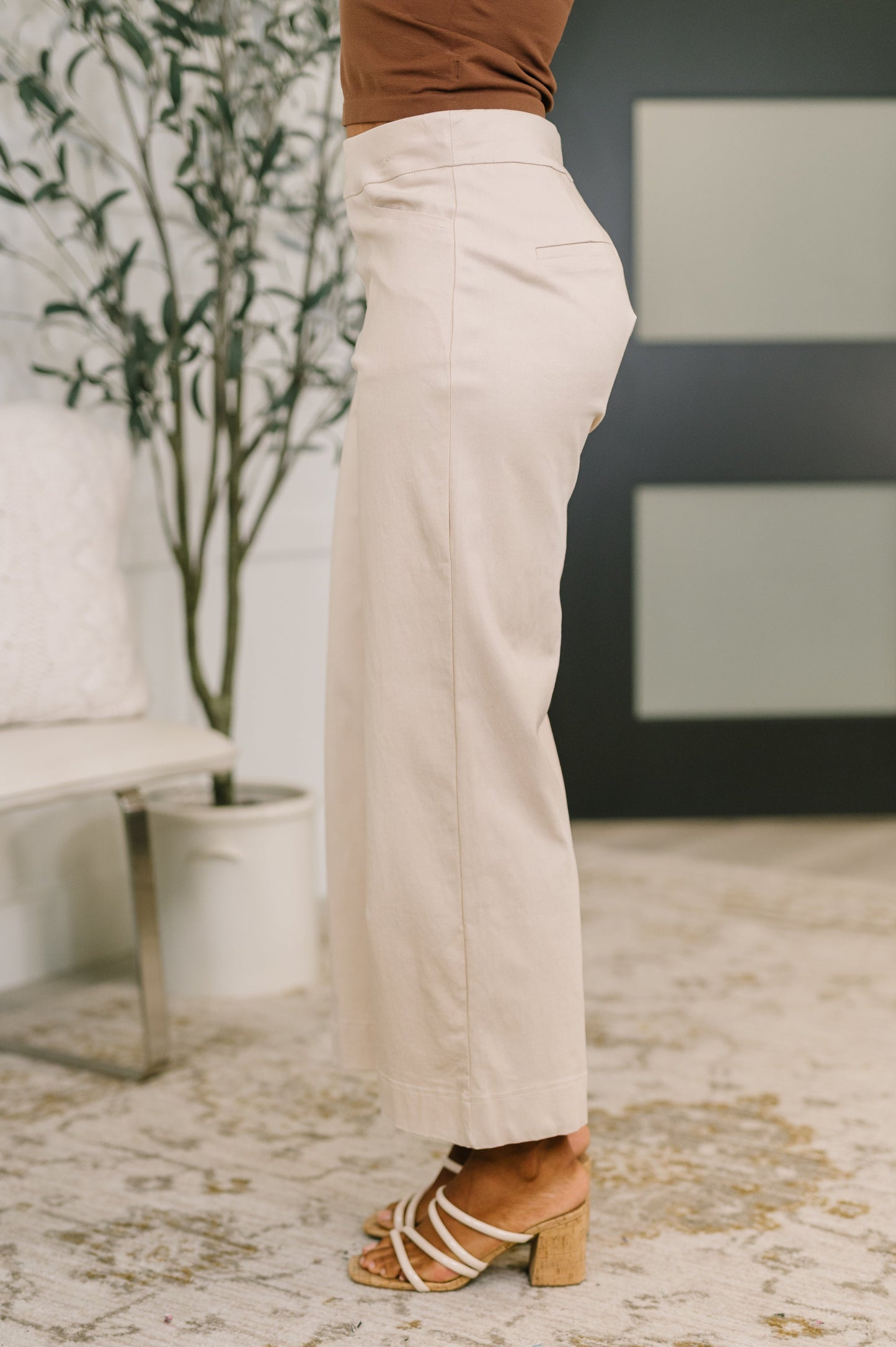High Waisted Wide Leg Bottoms