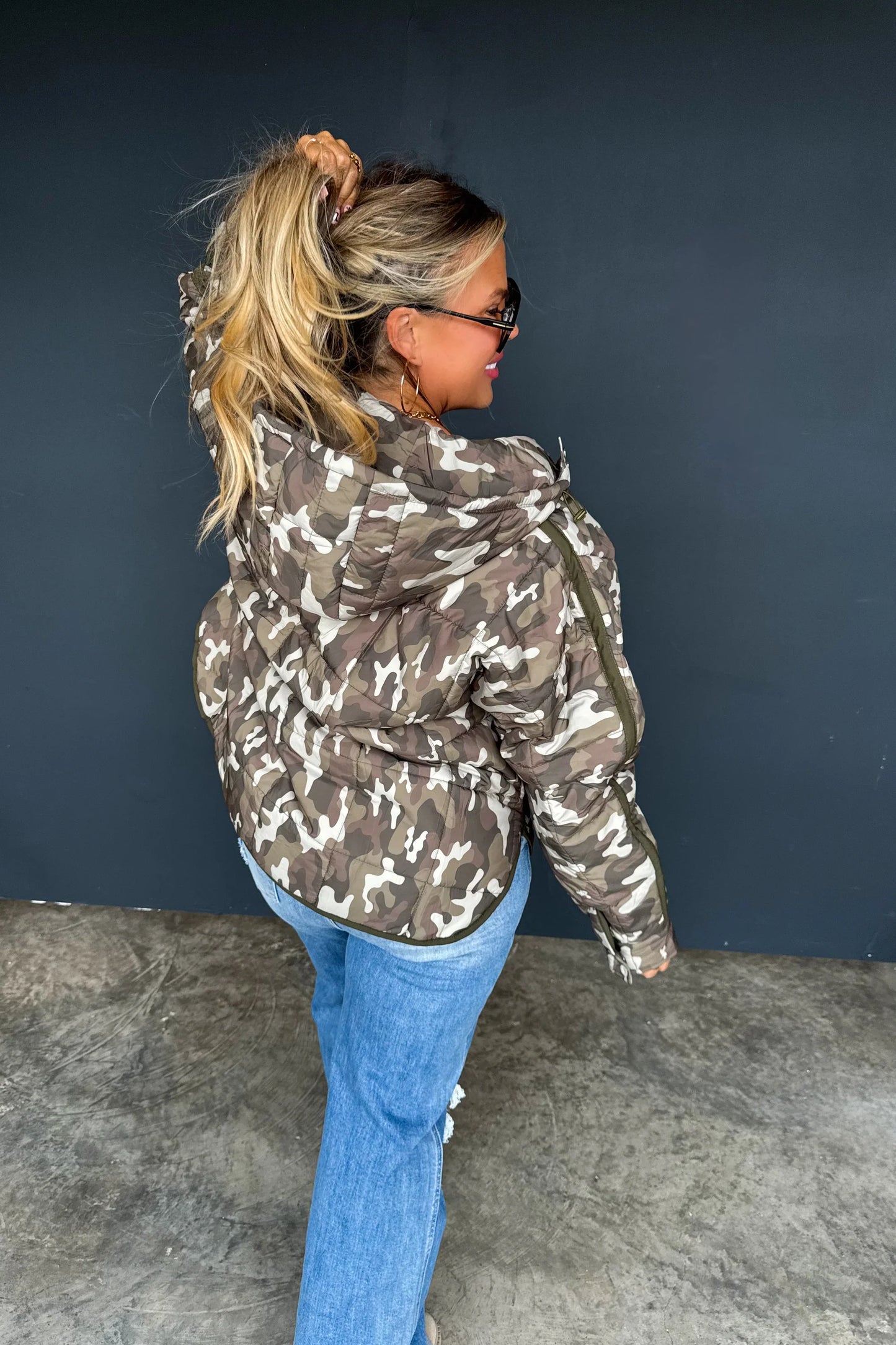 PREORDER: Printed Peyton Puffer Jacket, Mid November Arrival