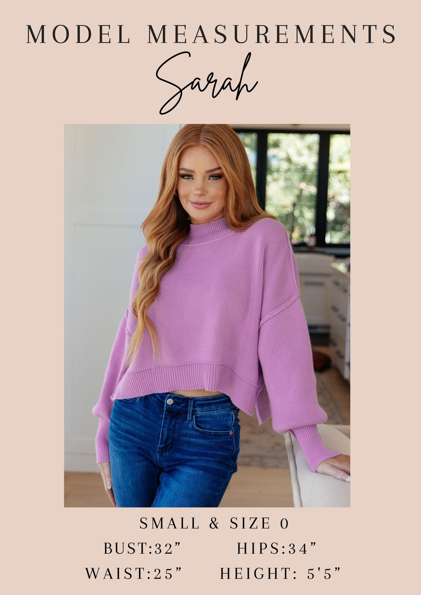 Under Her Spell Half Zip Pullover in Mauve