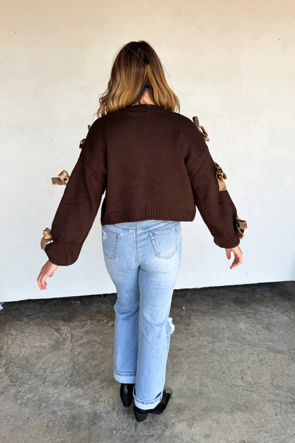 PREORDER: Sloane Bow Knit Cardigan, Mid November Arrival