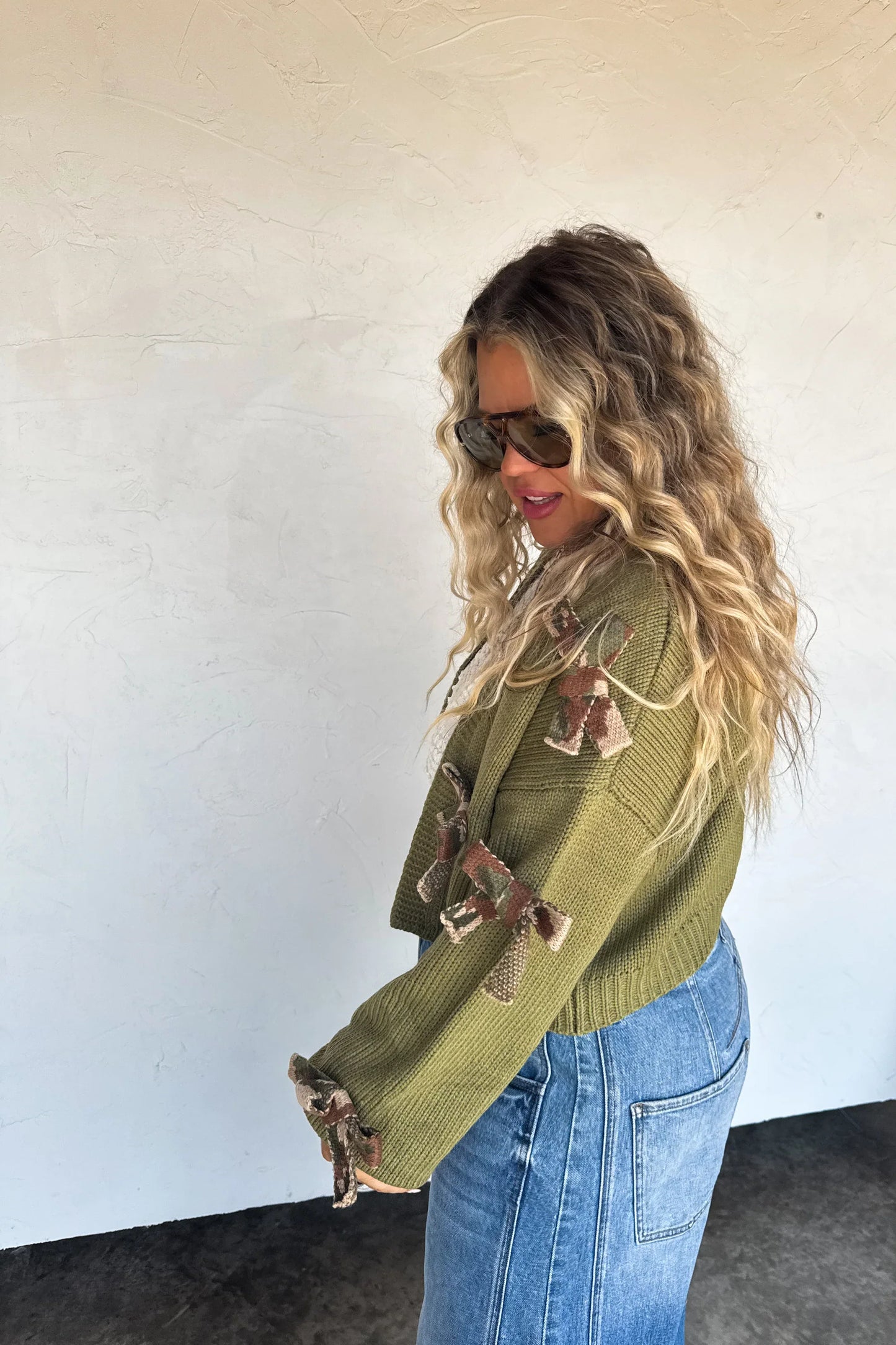 PREORDER: Sloane Bow Knit Cardigan, Mid November Arrival