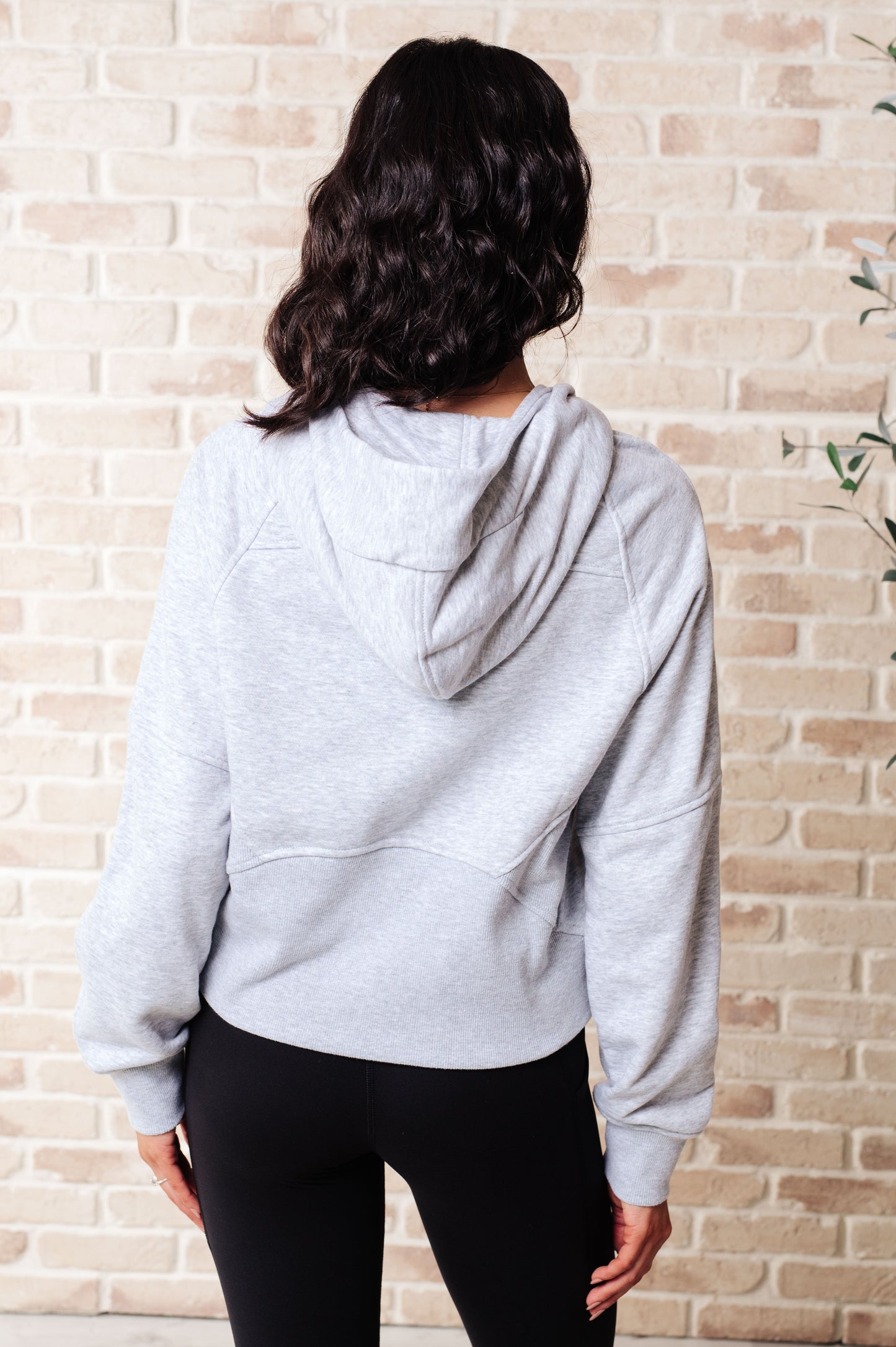 Working Up A Sweat Hoodie in Grey