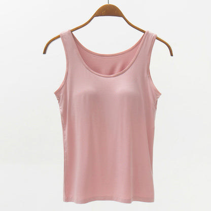 PREORDER: Wide Strap Tank with Built-In Bra