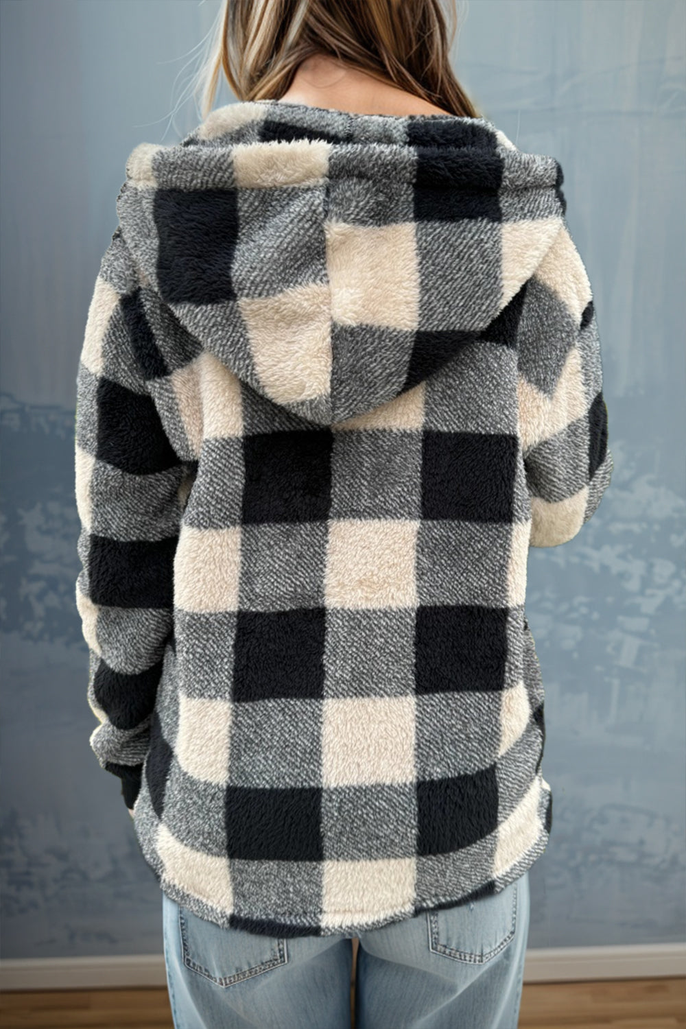 Preorder: Plaid Hooded Jacket