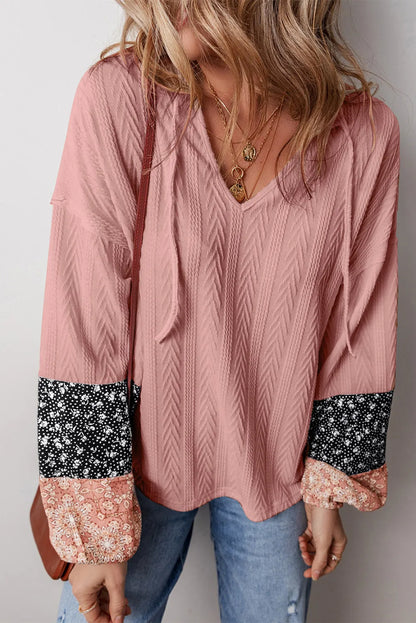 PREORDER: Textured Fall Floral Top