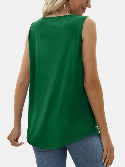 Ruched Square Neck Tank Preorder