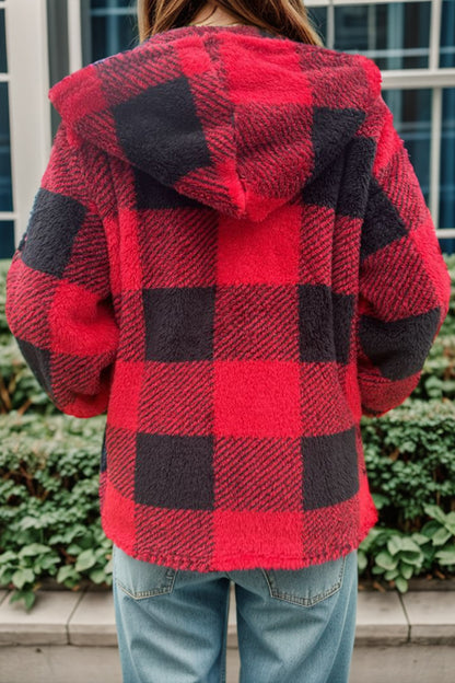 Preorder: Plaid Hooded Jacket