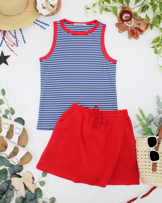 Everyday Skort in Red
