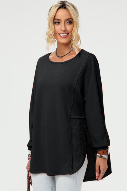 PREORDER: Long Sleeve High-Low Tunic