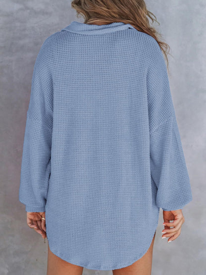 PREORDER: Waffle-Knit Pullover