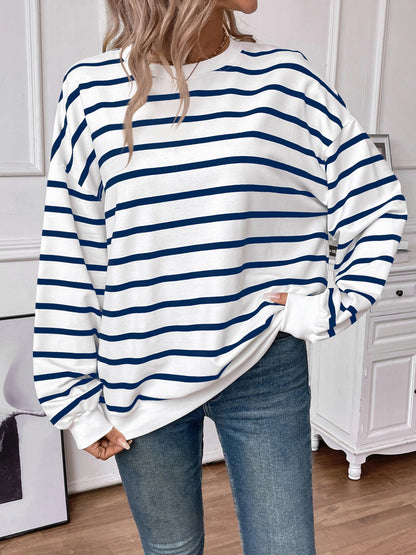 PREORDER: Oversized Striped Pullover in Three Colors