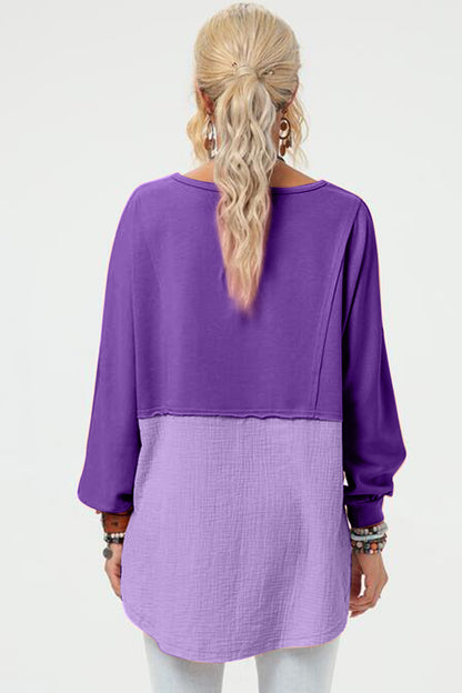 PREORDER: Long Sleeve High-Low Tunic