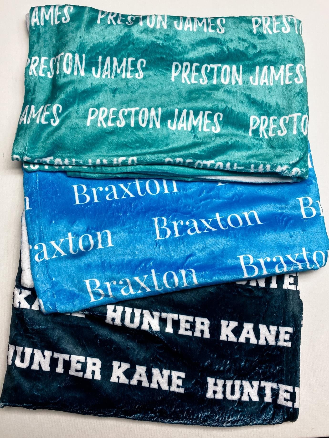 Toddler Name Blanket preorder