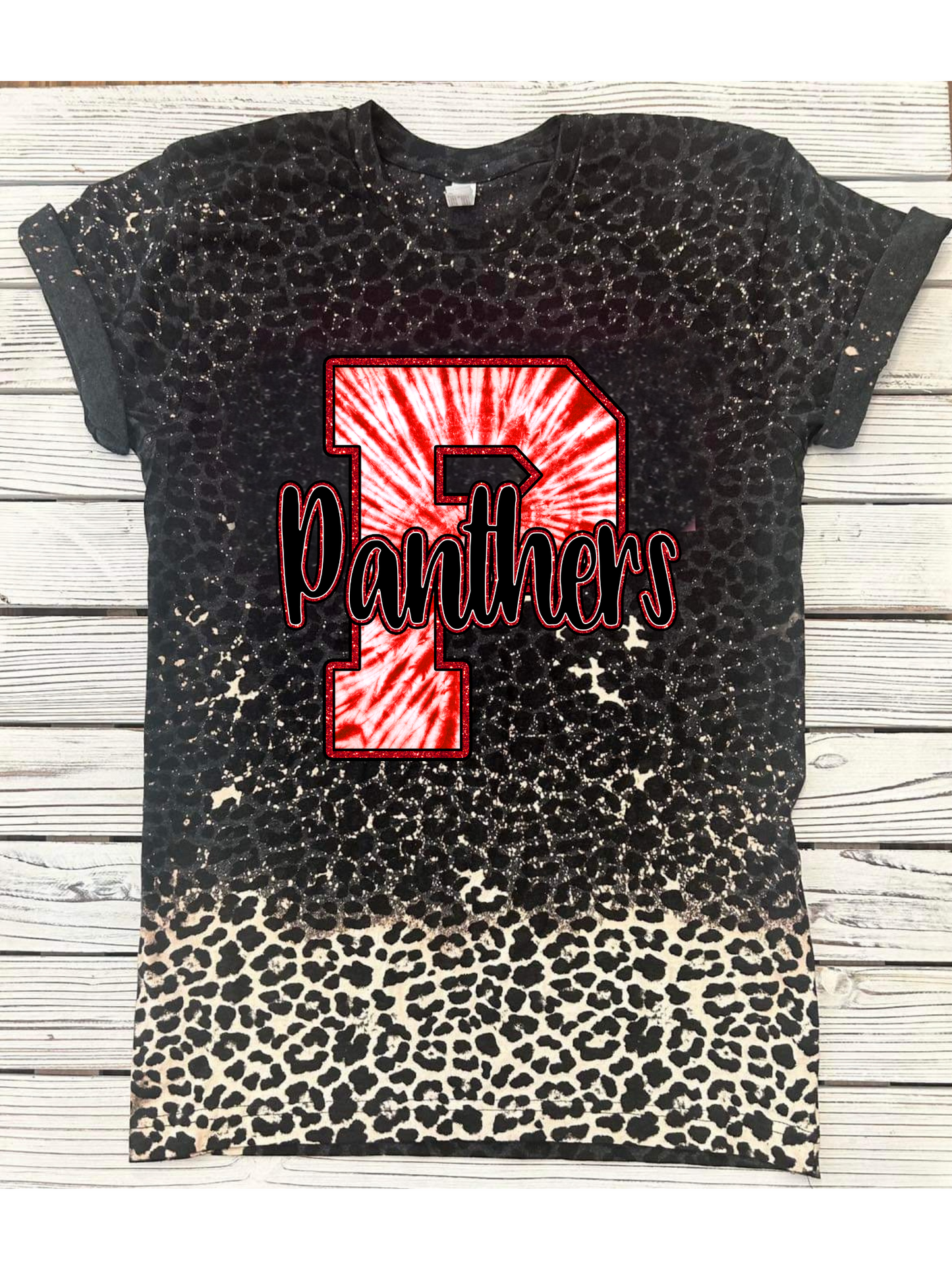 Bleached Leopard School tee preorder (adult and youth)