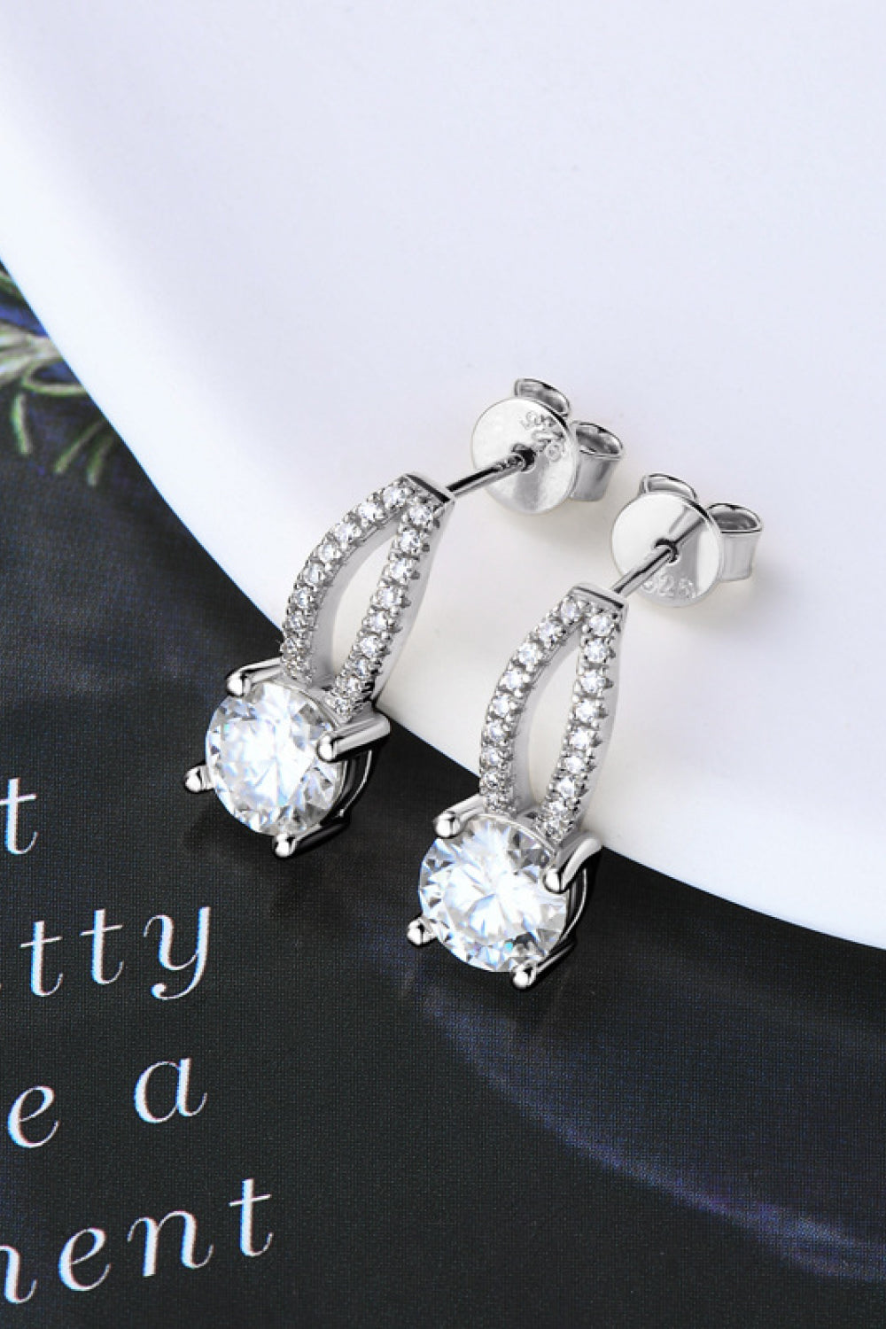 Elegant Moissanite Earrings