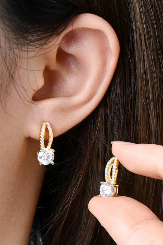 Elegant Moissanite Earrings