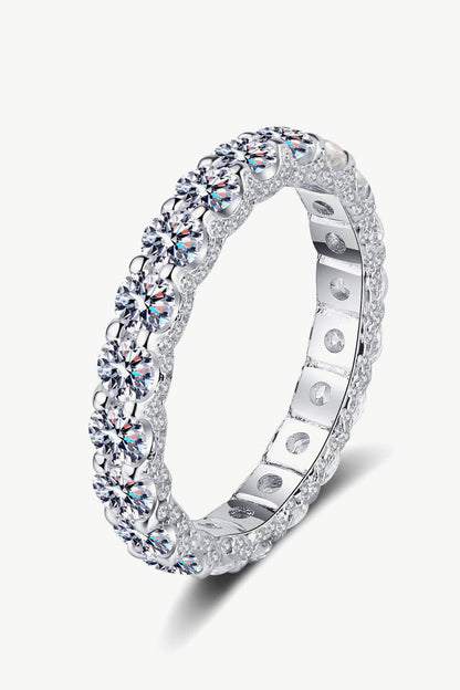 Charmed Moissanite Band Only