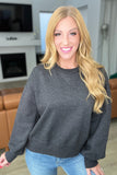 Acid Wash Pullover in Ash Gray