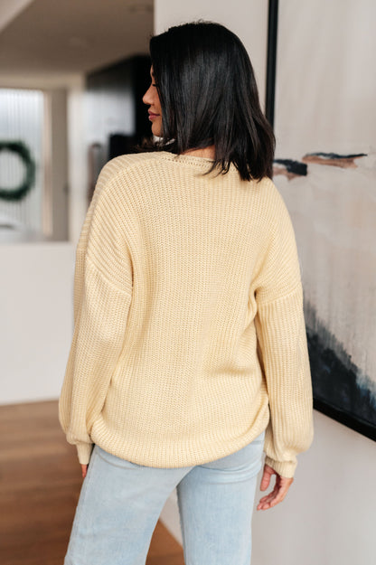 Crochet Accent Sweater