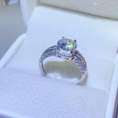 2 Carat Moissanite Ring