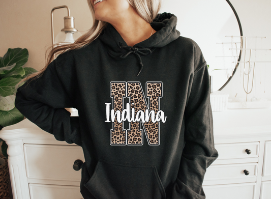 Black Indiana hoodie preorder