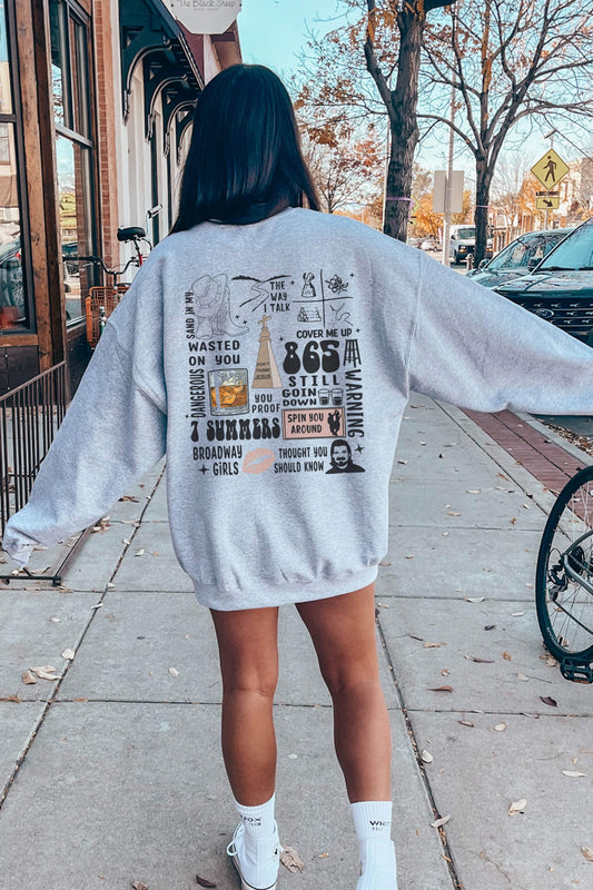 MW collage sweatshirt preorder