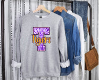 Gray Tigers tee, sweatshirt preorder (youth available)