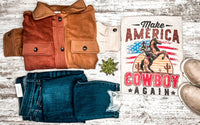 Make America Cowboy again tee preorder